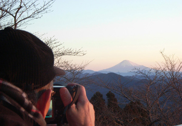粟が岳から見た富士山